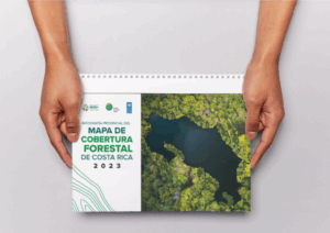 Mapa de cobertura forestal de Costa Rica 2023